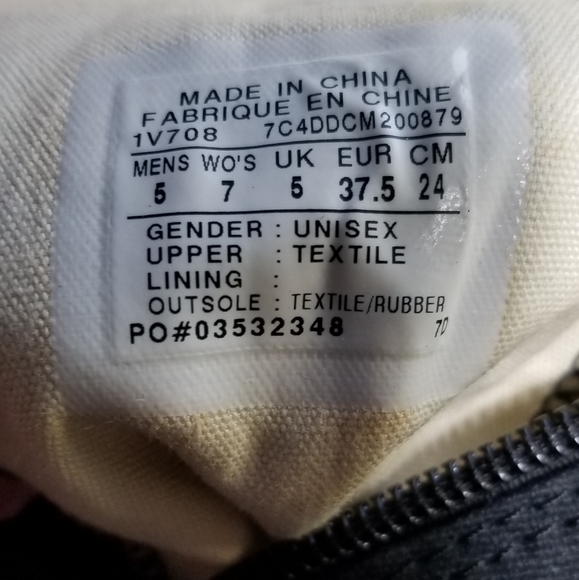 Converse Chuck Taylor All-Stars Tall Sneaker W7 M5 - Picture 7 of 8